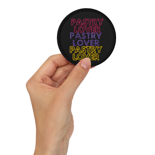 Pastry Lover Embroidered patches ( personalization option)